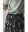 フラワープリントプリーツスカート