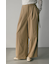 サイドラップワイドパンツ