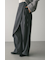 サイドラップワイドパンツ