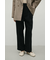 ストレートタックパンツ
