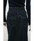 ダブルウエストデニムスカート
