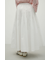 タックプリーツフレアスカート