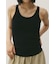 カップ付きリブタンクトップ