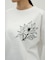 フロッキープリントフラワーT
