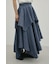 レイヤードフレアスカート