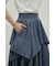 レイヤードフレアスカート