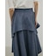 レイヤードフレアスカート