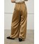 サテンラップワイドパンツ