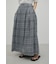 シアーチェックスカート