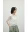 ウォッシャブルリネンミックスニットT