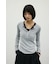 ヘンリーネックシアーニット