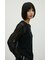 シアースキンニットトップ