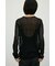 シアースキンニットトップ