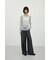 シアースキンニットトップ