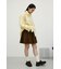 ストライプワイドカフオーバーシャツ
