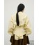 ストライプワイドカフオーバーシャツ