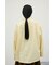 ストライプワイドカフオーバーシャツ