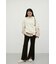 ストライプワイドカフオーバーシャツ
