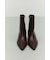 インヒールグロスミドルブーツ