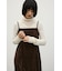 パイピングベロアキャミワンピース