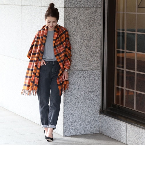 ユナイテッドアローズ別注 ジョンストンズ タータンチェック柄