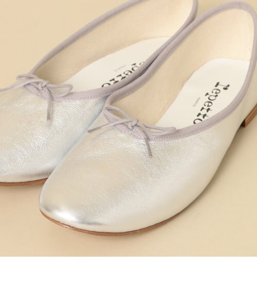 別注】＜repetto(レペット)＞∴MANONマノン シルバーレザーバレー
