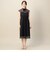 BY DRESS チュールレースフレンチスリーブドレス
