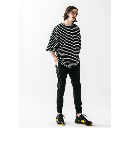 monkey time＞ ST TCR TWILL SKINNY JOGGER/スキニージョガーパンツ