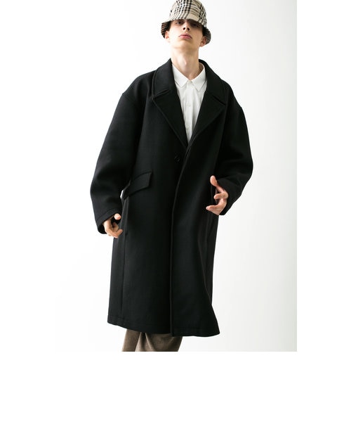 【最終値下げ】monkeytime KRZ MELTON OVER COAT monkey time＞ KRZ MELTON OVER COAT/オーバーコート