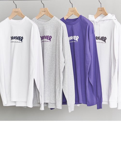 b&y別注 THRASHER LONG SLEEVE TEE Lサイズ 別注】 ＜THRASHER＞ LONG 