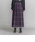 【別注】＜O'NEIL of DUBLIN＞キルトロングスカート/パープル ◆