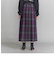 【別注】＜O'NEIL of DUBLIN＞キルトロングスカート/パープル ◆