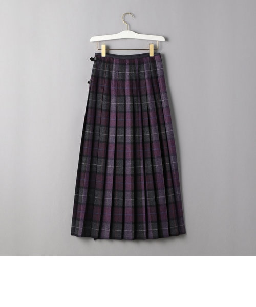 新品UNITED ARROWS別注O'NEIL of DUBLIN パープル36 別注】＜O'NEIL of DUBLIN＞キルトロングスカート/パープル