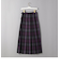 【別注】＜O'NEIL of DUBLIN＞キルトロングスカート/パープル ◆