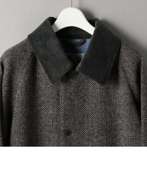 TRADITIONAL WEATHERWEAR＞HEAT TWEED BARGATE ヘリンボーンロング