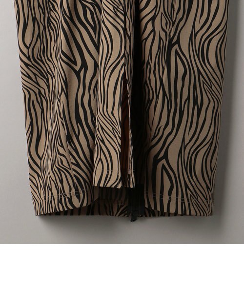 THOUSAND MILE＞ゼブラプリント フロントジップ ジャンパースカート