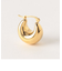 ＜PREEK＞YU-KIN MOON HOOP EARRINGS/ピアス