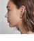 ＜PREEK＞YU-KIN MOON HOOP EARRINGS/ピアス