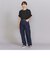 【WEB限定】ロールアップ ワイド テーパード Tシャツ -MADE IN JAPAN-