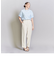 【WEB限定】ロールアップ ワイド テーパード Tシャツ -MADE IN JAPAN-