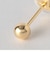 K18 メタルボール ピアス/3mm/1Ｐ