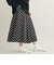 【WEB限定】ドットフレアスカート -ウォッシャブル-