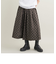 【WEB限定】ドットフレアスカート -ウォッシャブル-