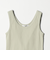 コットンブレンド テレコ タンクトップ