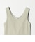 コットンブレンド テレコ タンクトップ