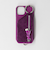 ＜ajew＞CADENAS ベルベット チェーン ストラップ iPhone14/16e共通対応ケース
