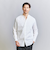 【WEB限定 WARDROBE SMART】コットン バンドカラー スキッパー シャツ