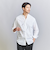 【WEB限定 WARDROBE SMART】コットン バンドカラー スキッパー シャツ