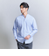 【WEB限定 WARDROBE SMART】コットン バンドカラー スキッパー シャツ