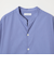 【WEB限定 WARDROBE SMART】コットン バンドカラー スキッパー シャツ